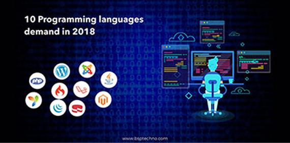 10 Programming languages demand in 2018