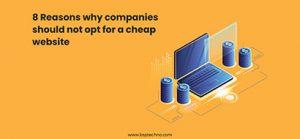 8 Reasons why companies should not opt for a cheap website