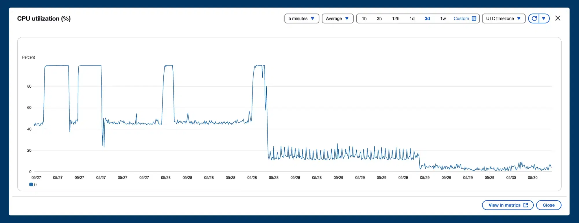 Client problem screenshot