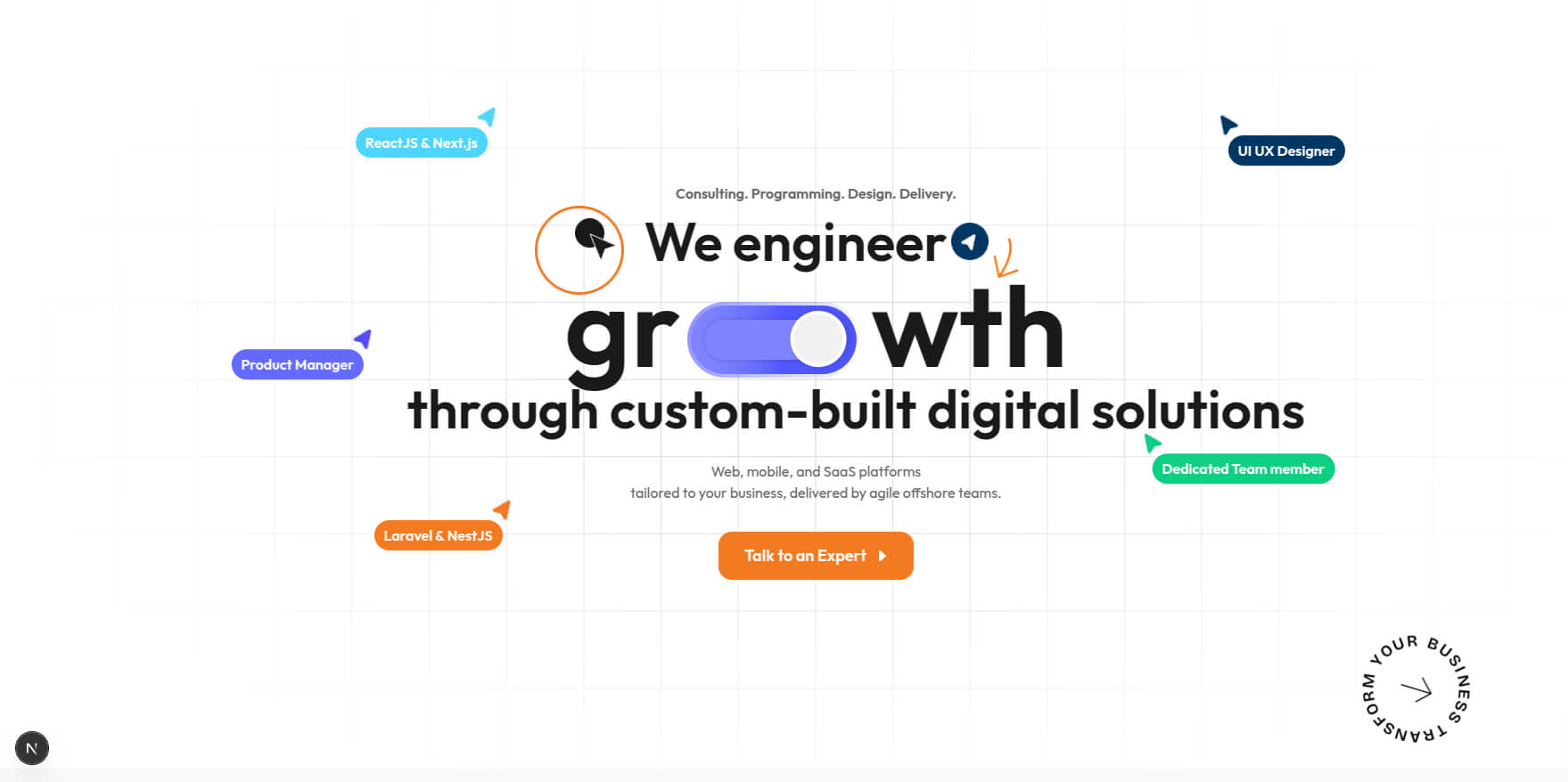 Consulting-Led Product logo
